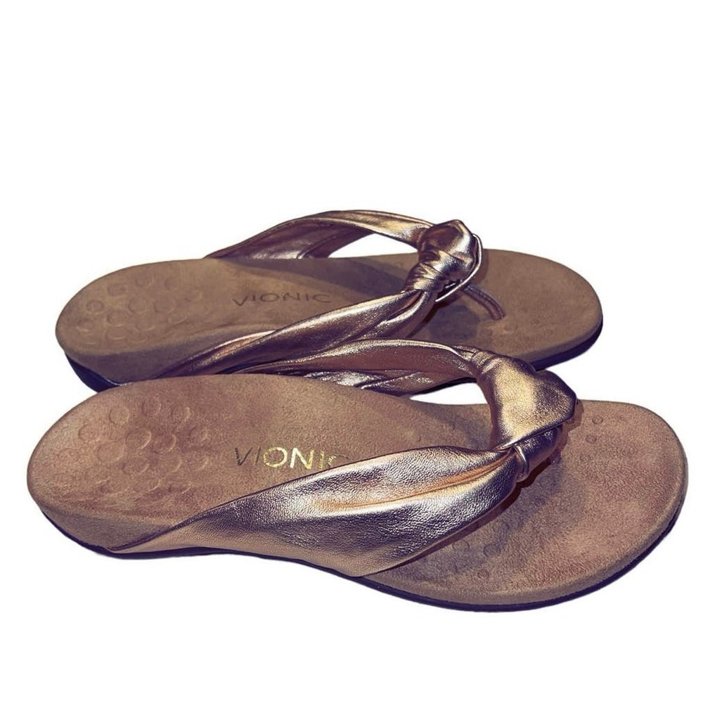Vionic Rose Gold Sandals - Picture 7 of 10